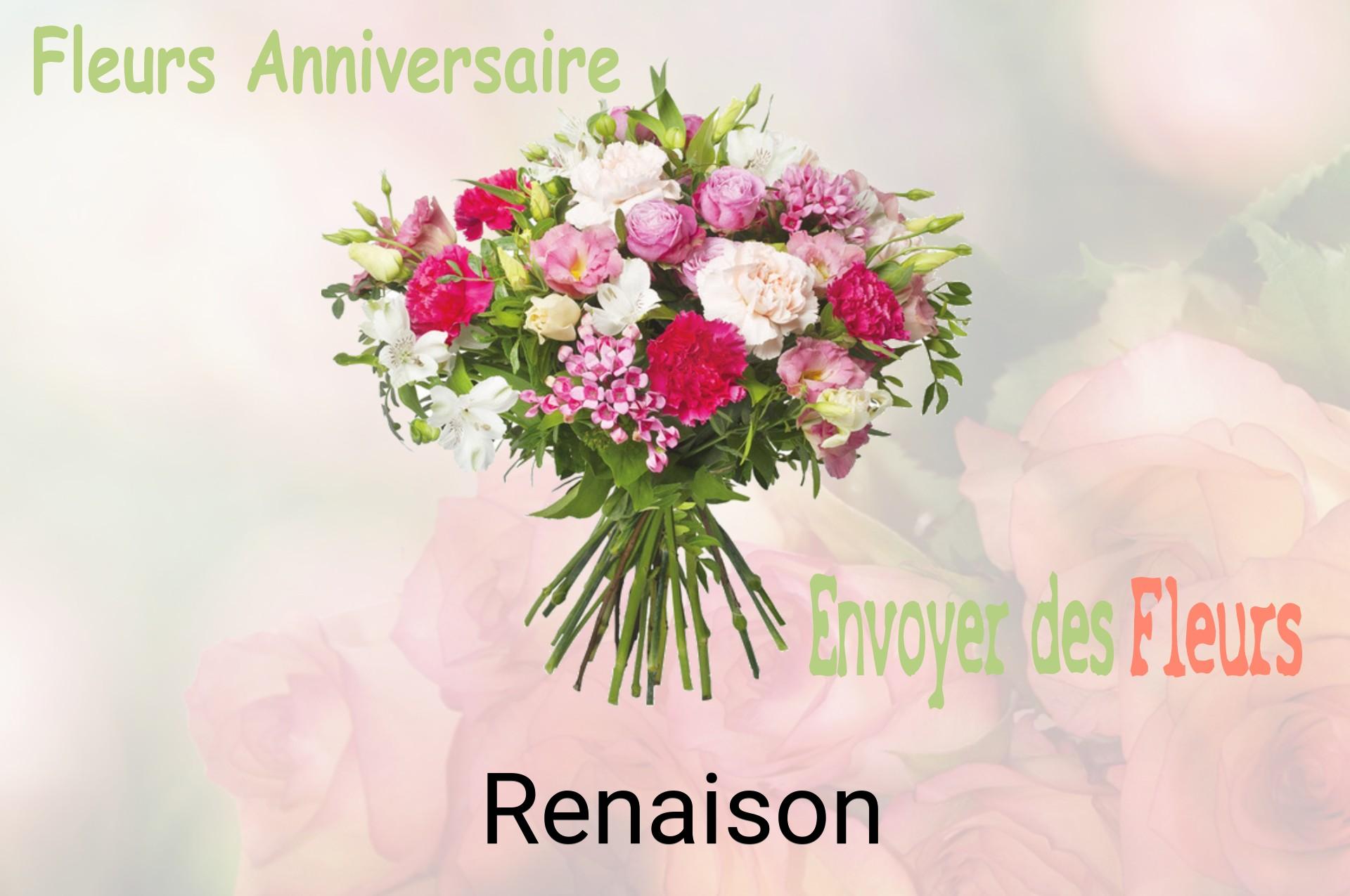 Bouquet de fleurs d’anniversaire livré à Renaison